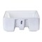 Eago EAGO BA130 15" SQUARE CERAMIC ABOVE MOUNT BATHROOM BASIN VESSEL SINK BA130 - alternate 4